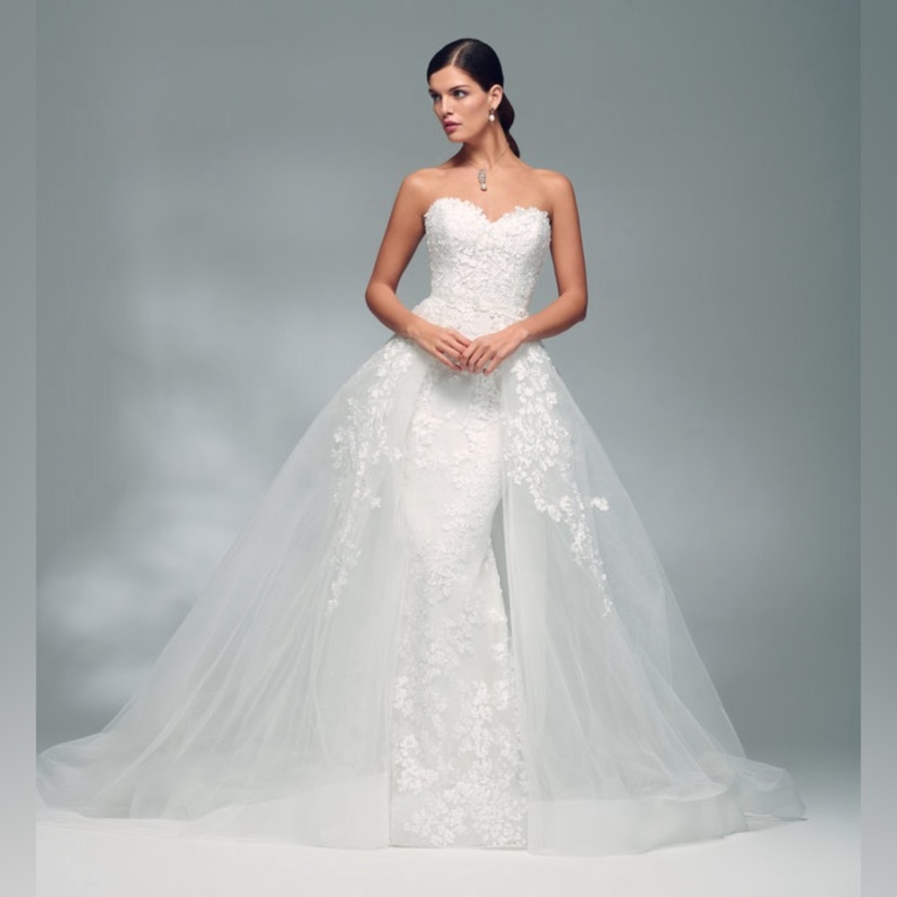 Lazaro HARLOW bridal gown OVERSKIRT (IVORY)